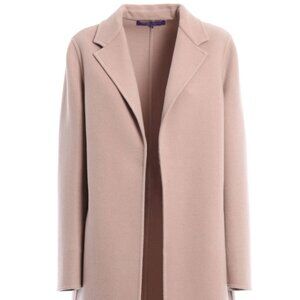 Pink Ralph Lauren Addison wool and cashmere coat made in Italy size 6